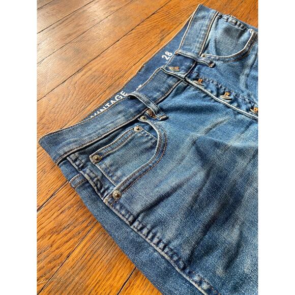 JCREW 'Vintage Slim Straight' Buttonfly Jeans sz 28 - Picture 2 of 12